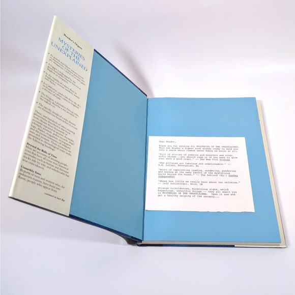 Reader's Digest Mysteries of the Unexplained Strange Stories 1982 HC DJ 9th 1990 - Picture 3 of 6